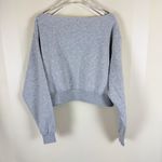BP Women’s Size Small Gray Off Shoulder Fleece Sweatshirt Nordstrom NWT Photo 4