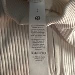 Lululemon Cream White Open Back Half-Zip Sweater Photo 2