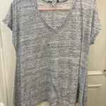 Toska  Womens V-neck gray blouse size Large Photo 0