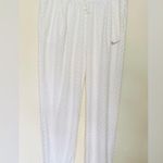 Nike Joggers Women’s Sz L Everyday White Track Tapered Leg and High-Waisted Fit Photo 7
