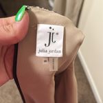 Julia Jordan  black lace on beige sequined elegant cocktail dress woman size 8 Photo 6