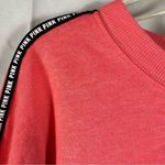 PINK - Victoria's Secret Victoria’s Secret PINK Thick Long Sleeve Hot Pink & Black Shirt Sweatshirt XS Photo 5