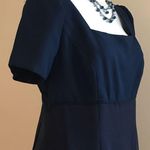 Alfred Angelo Alfred Angel Maxi Beautiful Navy Blue Gown Sz XL Photo 4
