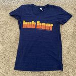 American Apparel Blue Graphic Tee Photo 0