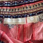 Anthropologie Hei Hei High Waisted Boho Colorful Coral Shorts Photo 2