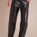 Pretty Little Thing  Black Leather Look Trousers Photo 0