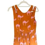 Anthropologie Rare "Dromedary Dress" by Charlotte Taylor Orange pink camel novel Photo 10