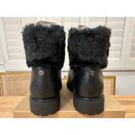 Bandolino Womens Livia 3 Combat Black Boots Size 6.5 NWOB Plush Collar Edgy Cozy Photo 10