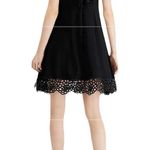 Signature By Robbie Bee black sleeveless tie neck crochet lace midi dress PS Size undefined Photo 2