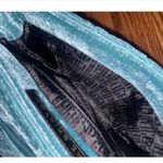 Kurt Geiger NWOT  Mini Brixton Velvet Shoulder bag quilted lock beaded crossbody Photo 5