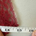 Vintage 70's Red Lace Donna Richard for Gilligan & O'Malley Nightgown Dress Size M Photo 5