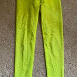 WITH bright Yellow/cheetah Print Leggings Yellow Photo 0