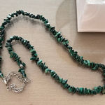 Malachite Chip Necklace Green Photo 0