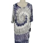 Michael Lauren Dress Women’s Small Purple & White Tie Die Photo 0
