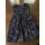 Devlin Dress Size Small Strapless Blue White Quilted Smocked Mini from Nordstrom Photo 6