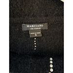 Marciano‎ Los Angeles Black Mohair Sweater White Pearl Bead Detail Womens Small Photo 7