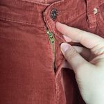 AG Adriano Goldschmied the Stevie slim straight corduroy pants in rust size 27 Photo 8