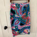 J.Crew Tie-back Tulip Skirt in Ratti Kaleidoscope Floral. Size 2. Photo 3