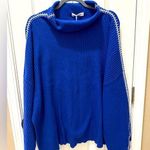 Grace Karin  oversized pull over royal blue sweater size 2X NWT Photo 0