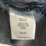 CAbi  Denim Button Down Blouse M Tie Neck Chambray Shirt Photo 2