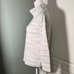 Talbots T by  Striped Cowl Neck Pullover Sweatshirt Side Zip Size XS Photo 3