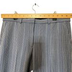 Theory Demitria Wool-Blend Flared Pants Eldora Striped Trousers Womens Size 10 Photo 10