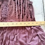 Knox Rose  Velvet Lace Sleeveless Flowy Babydoll Y2K Style Boho Top Sz S Photo 6