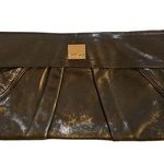 Kooba  Black Silver Leather Clutch Photo 0