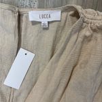 Boho Style Cream Romper Size Large NWT Photo 6