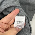 Basin + Range Small Gray Crescent Cowl Funnel Hoodie Sweatshirt with Pockets Photo 10