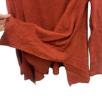 Free People Drape Drape Turtleneck Sweater burnt orange size small Photo 5