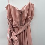 Birdy Grey  Grace Convertible‎ Chiffon Bridesmaid Dress in Rose Quartz Size S NWT Photo 6