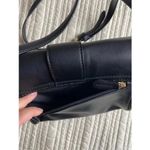 ALDO  Black Faux Leather Shoulder Bag Gold Hardware Soft Crossbody Purse OS Photo 3