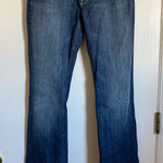 7 For All Mankind Dark Wash High Waist Bootcut Denim Jeans #Br Photo 0