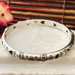 Brighton Shot Thru The Heart Bangle Bracelet Photo 3