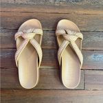 Eric Javits Notti Raffia Padded Comfort Sandal in Peanut ~ Size 9 ๐งก๐ Tan Photo 1