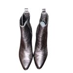 Ivanka Trump  Pewter Leather Ankle Boots Size 6.5M) Photo 6