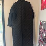 Rebecca Minkoff Black Double Breasted Quilted Jacket size Large Photo 7