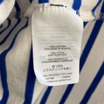 J.Crew Smocked Square Neck Nautical Stripe Top XS Photo 4