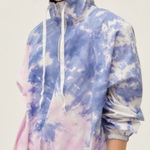 Urban Outfitters  Cristal Anorak Pullover Jacket Multicolored Tie Dye Photo 0