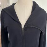 Athleta $189  Asymmetrical Hooded Jacket - Black Small Photo 5