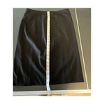 White House | Black Market Pencil Skirt Black Side slit buttons Zip Closure 10 Photo 6