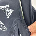 SheIn Black Butterfly Printed Straight Leg Jeans Size M Photo 4