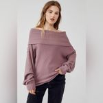 We The Free  Hazy Heart Off The Shoulder Thermal Top in Roan Rouge XS Photo 2