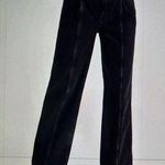 Madewell Trouser The Perfect Wide Leg Jean Seam Edition Black Naylor Wash Sz 30 Photo 0