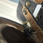 Lucky Brand  Eugina Ankle Boots Womens Size 6 EUR 36‎ Black Leather Zip Button Photo 3