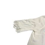 Brixon Ivy floral embroidered lace trimmed boho festival 3/4 sleeve blouse M Photo 5