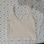 Urban Outfitters Cropped White  Tank Top Photo 1