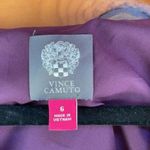 Vince Camuto  Purple Floral Tassel Tie Bell Sleeve Mini Shift Dress Size S 6 Photo 7