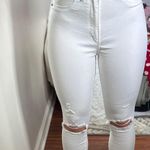 Abercrombie & Fitch Abercrombie White Jeans Photo 0